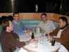 Supper at EMP -- Brad Martinez, Bill McCarthy, Dan Barclay, and Klaus Probst