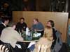 Supper at EMP -- Klaus Probst, Randy Birch, Don Bradner, Zane Thomas, and Deborah Kurata
