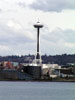 Looking back at the Space Needle