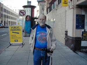 Don Bradner, coming back from breakfast