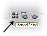 Material Editor Toolbar Button